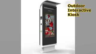 Display interattivo touch screen per chiosco esterno