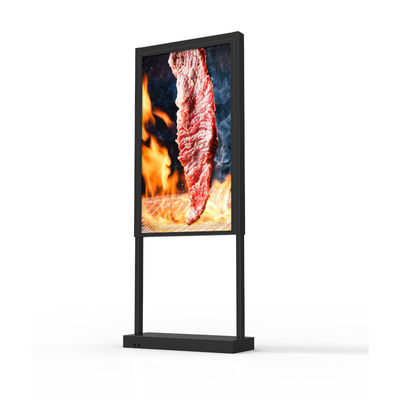 comprare 55' Ultra Bright LCD Double Sided Digital Signage Display 10 punti tocco capacitivo online manufacture