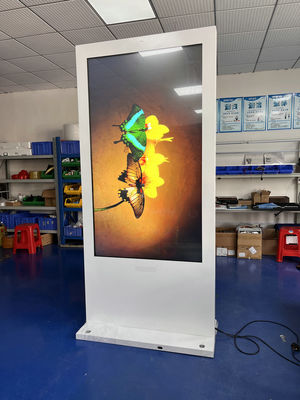comprare Dispositivo touchscreen in lega di alluminio impermeabile Chiosco di segnaletica digitale esterno personalizzabile online manufacture