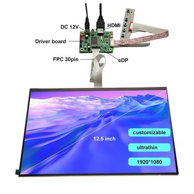 comprare 12.5 pollici TFT ultrasottile LVDS Sunlight LCD Display Mobile Monitoring Notebook online manufacture