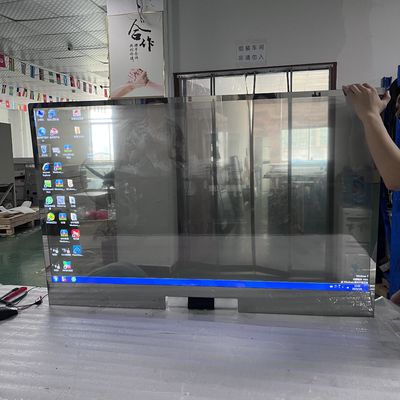 comprare Premium Showroom 55 pollici OLED touch screen trasparente desktop verticale tutto in uno macchina online manufacture