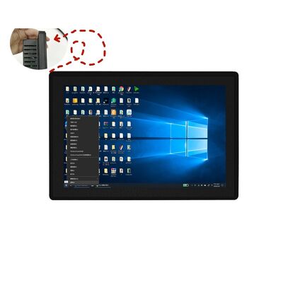 comprare 10.1 pollici 1280x800 IPS LCD Industrial Control All-in-One Monitor con touch screen capacitivo per segnaletica digitale esterna impermeabile fabbricazione online