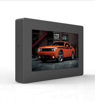 comprare Cartellone pubblicitario digitale da esterno da 32 pollici con luminosità di 2000 nit e display LCD impermeabile IP55 per la pubblicità fabbricazione online