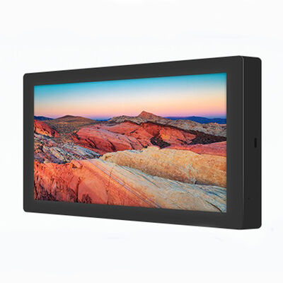comprare 75 pollici 4K UHD Outdoor Digital Signage con luminosità 3000cd/m2 e schermo LCD impermeabile IP65 fabbricazione online