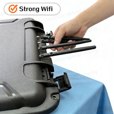 comprare 15Cassa di controllo esterno portatile da 6 pollici con touchscreen ad alta luminosità da 1000 nit tastiera integrata e batteria ricaricabile fabbricazione online