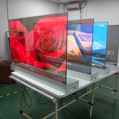 55 pollici Contrasto 64x32 Bianco Blu schermo OLED Smart TV Monitor