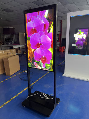 Android OS IPS Screen Digital Signage a doppio lato con connettività WiFi ed Ethernet