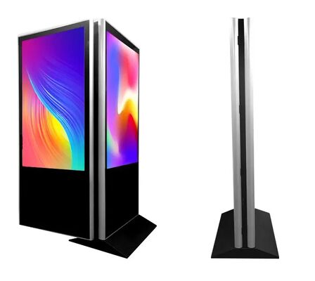 55/65 pollici 3000 Nits Luminosità IP65 impermeabile segnaletica digitale esterna pubblicità LCD Totem Kiosk